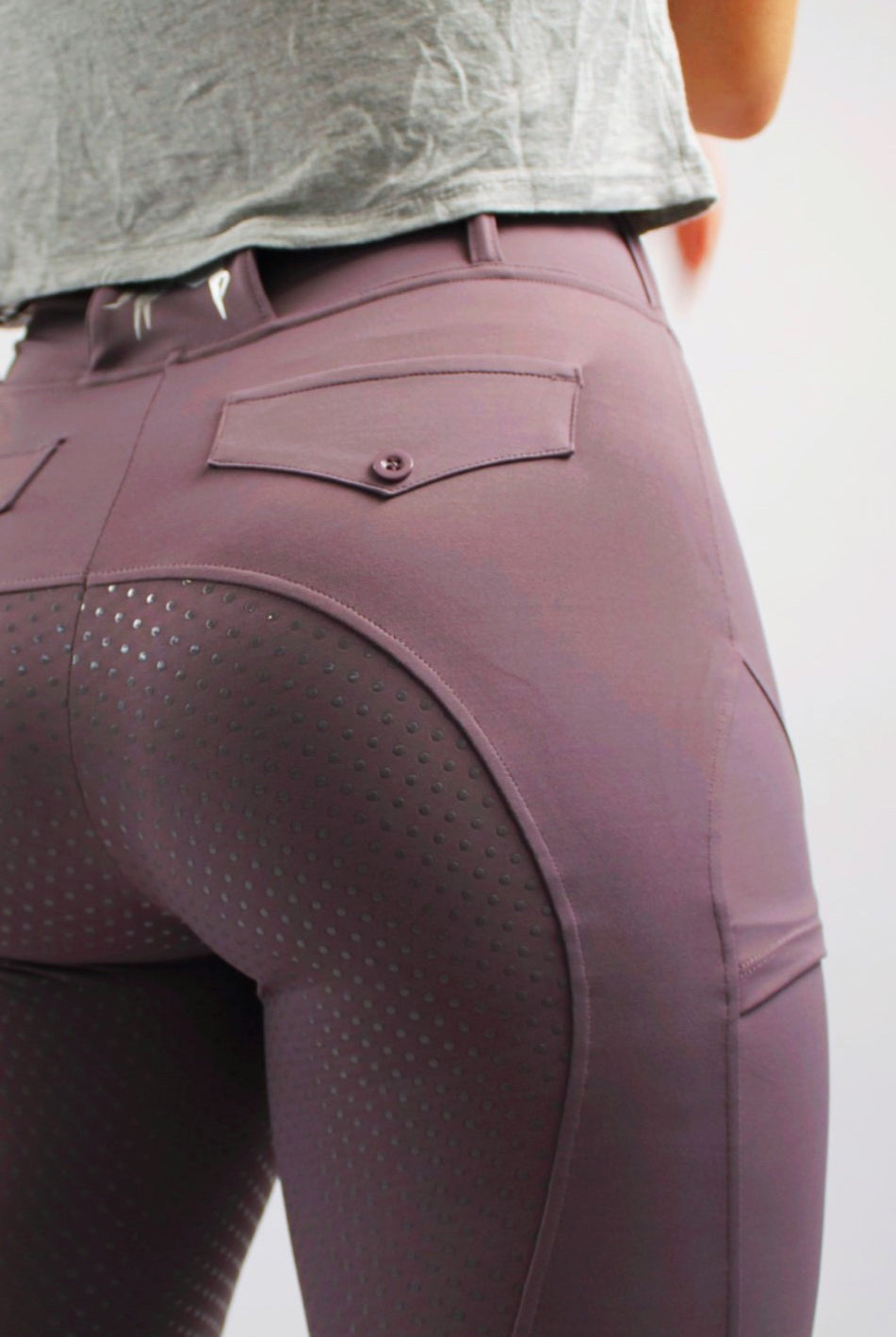 Riding Breeches in Plum Colour - Fusion Riding Tights